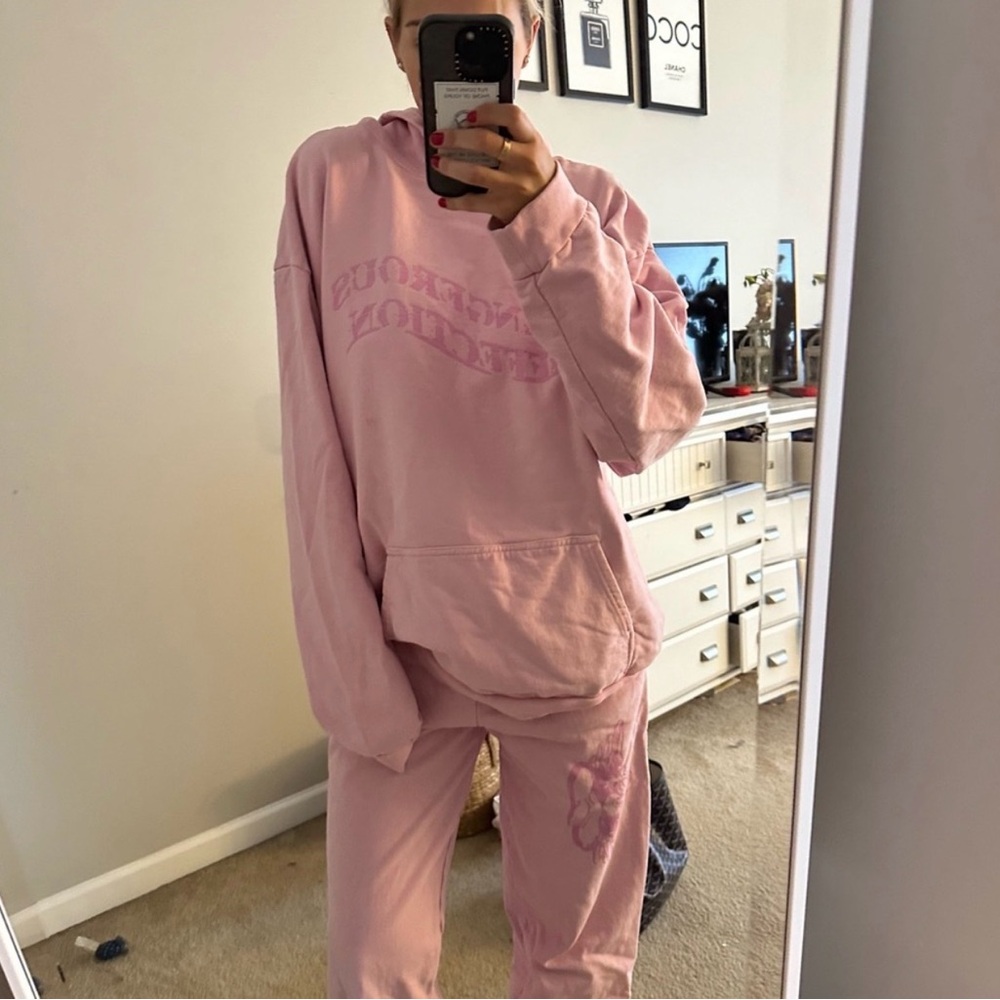Boys Lie Pink Hoodie and Sweatpants Set - Picture 2 of 15